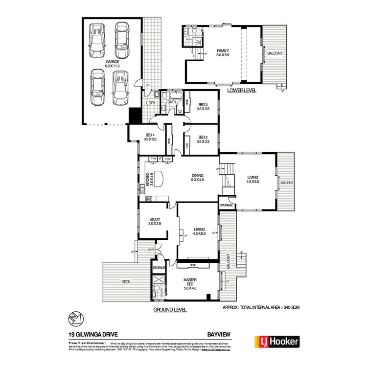 Floorplan of Homely house listing, 19 Gilwinga Drive, Bayview NSW 2104