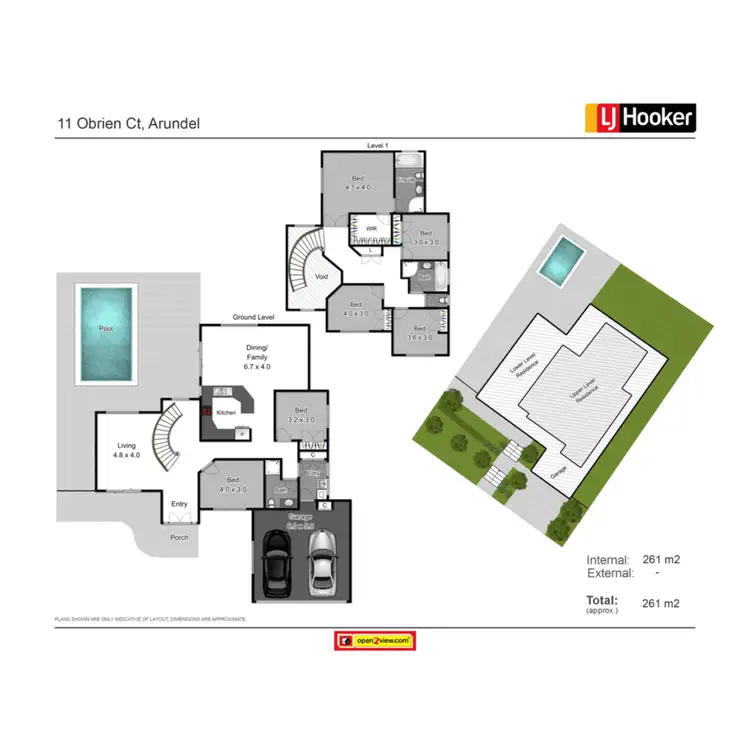 Floorplan of Homely house listing, 11 Obrien Court, Arundel QLD 4214