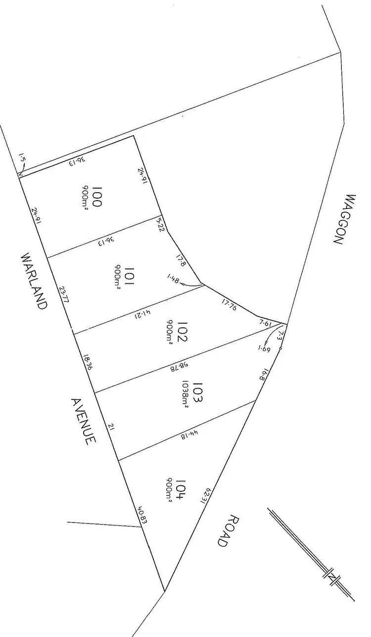 Floorplan of Homely land listing, Lot 103 Warland Avenue, Victor Harbor SA 5211
