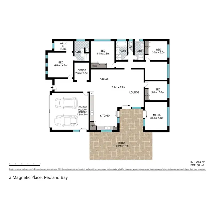 Floorplan of Homely house listing, 3 Magnetic Place, Redland Bay QLD 4165