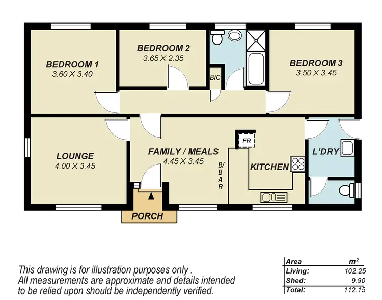 Floorplan of Homely house listing, 11 Sellers Court, Para Vista SA 5093