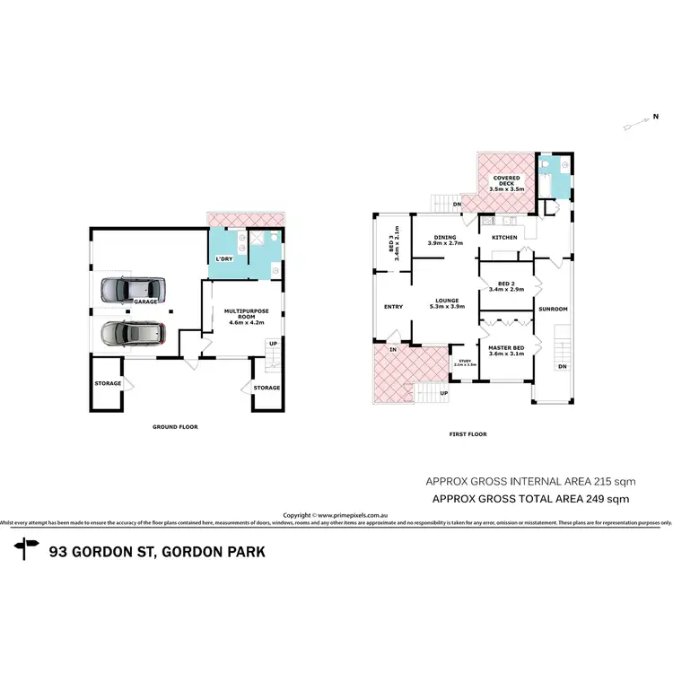 Floorplan of Homely house listing, 93 Gordon Street, Gordon Park QLD 4031