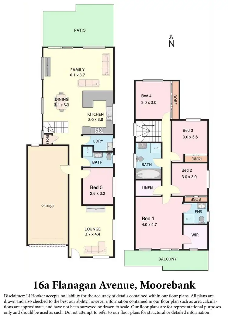 Floorplan of Homely house listing, 16a Flanagan Avenue, Moorebank NSW 2170