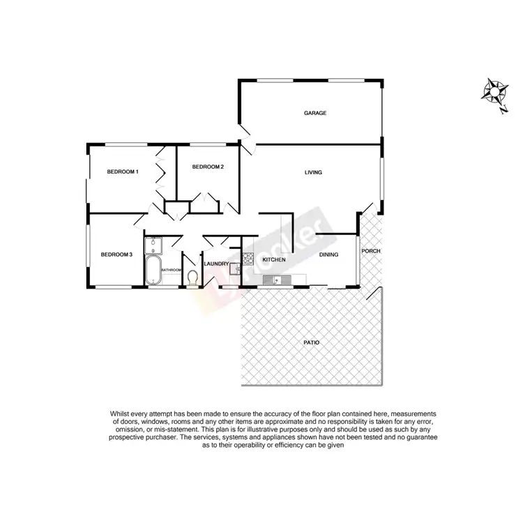 Floorplan of Homely house listing, 3 Salix Place, Sunnybank QLD 4109