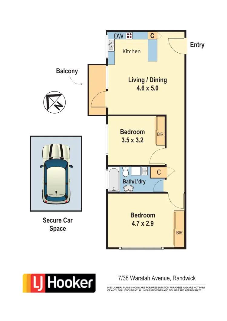 Floorplan of Homely unit listing, 7/38 Waratah Avenue, Randwick NSW 2031