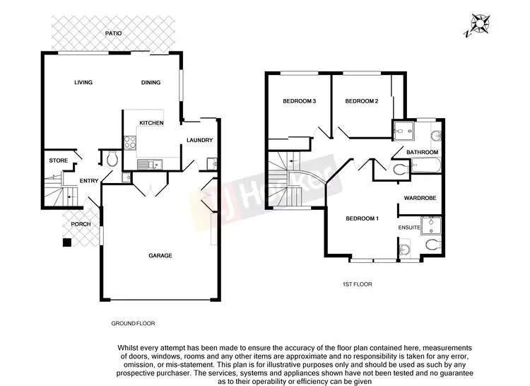 Floorplan of Homely townhouse listing, 14/34 Brandon Road, Runcorn QLD 4113