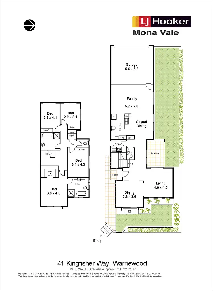 Floorplan of Homely house listing, 41 Kingfisher Way, Warriewood NSW 2102