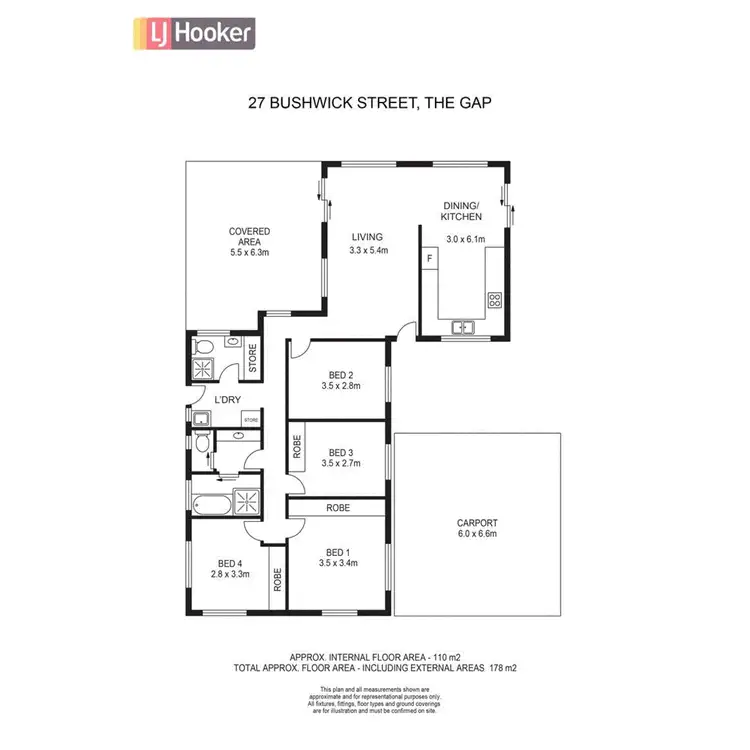 Floorplan of Homely house listing, 27 Bushwick Street, The Gap QLD 4061
