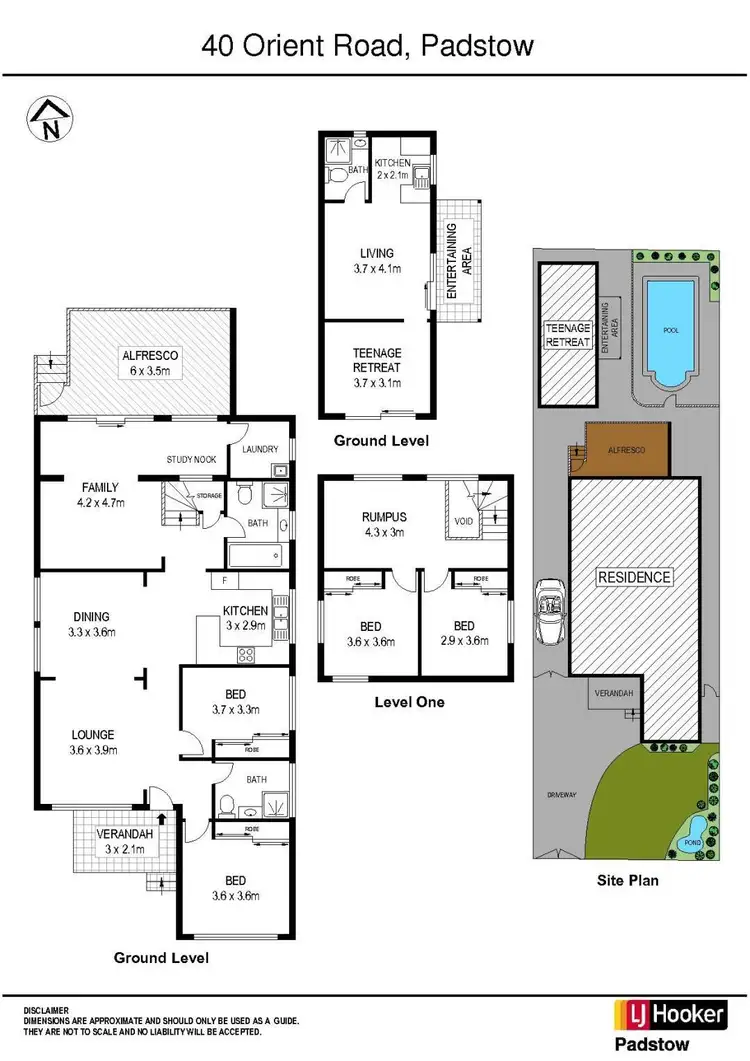 Floorplan of Homely house listing, 40 Orient Road, Padstow NSW 2211