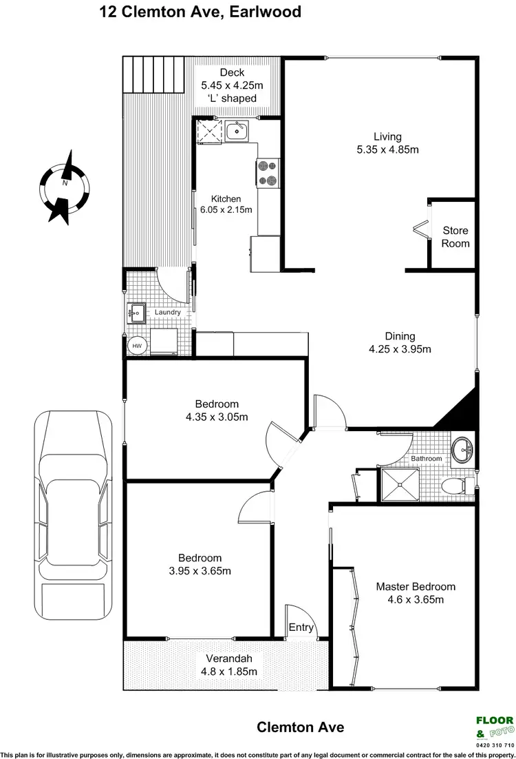 Floorplan of Homely house listing, 12 Clemton Avenue, Earlwood NSW 2206