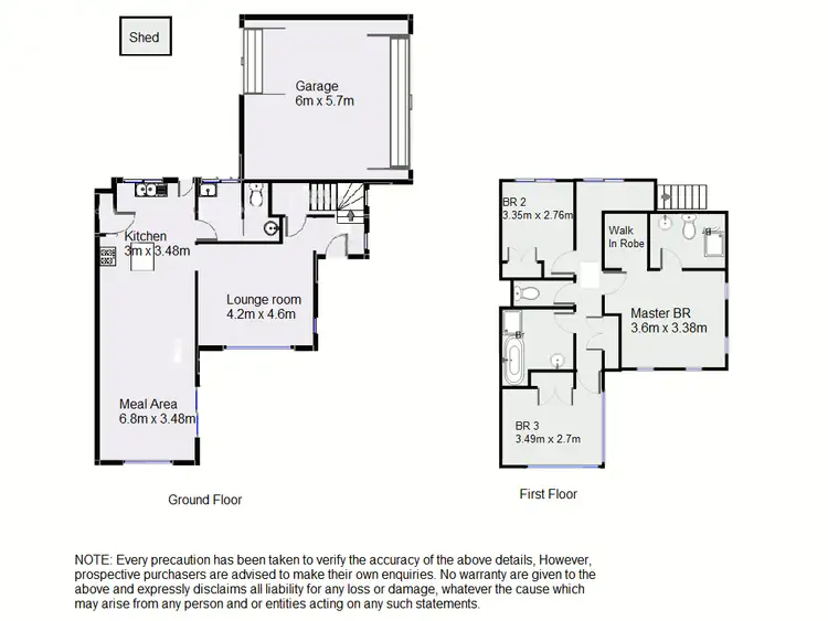 Floorplan of Homely townhouse listing, 6 Tanner Mews, Point Cook VIC 3030