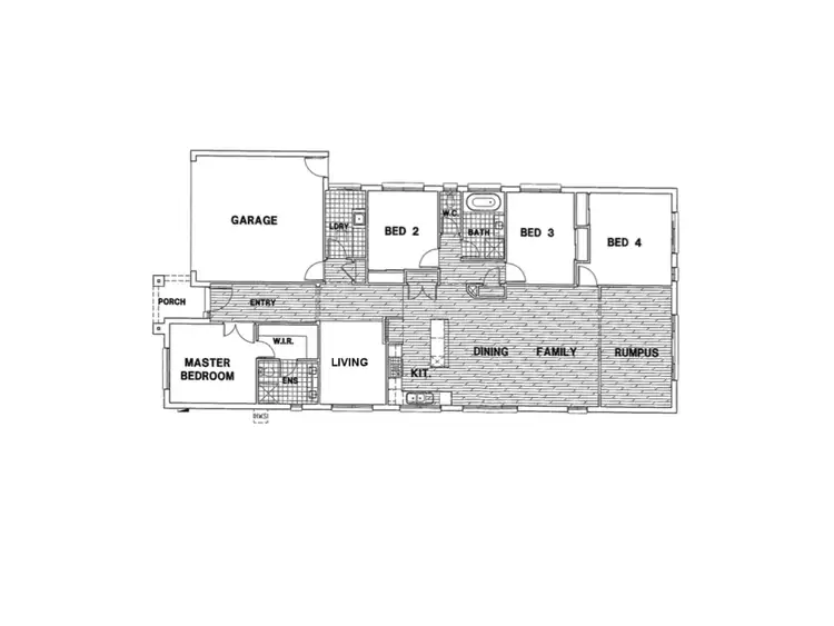 Floorplan of Homely house listing, 40 Hollywood Avenue, Point Cook VIC 3030