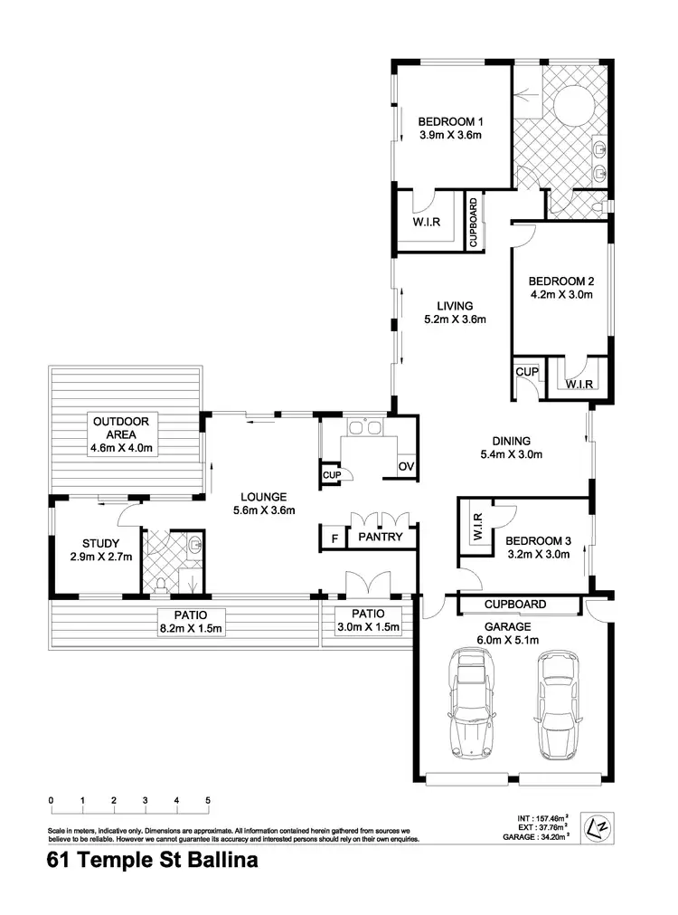 Floorplan of Homely house listing, 61 Temple Street, Ballina NSW 2478