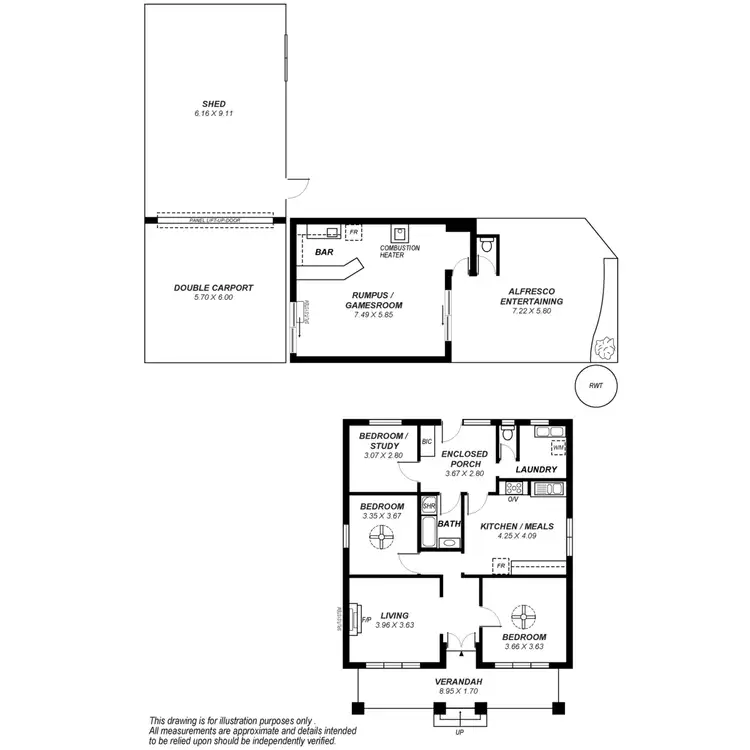 Floorplan of Homely house listing, 158 Onkaparinga Valley Road, Oakbank SA 5243