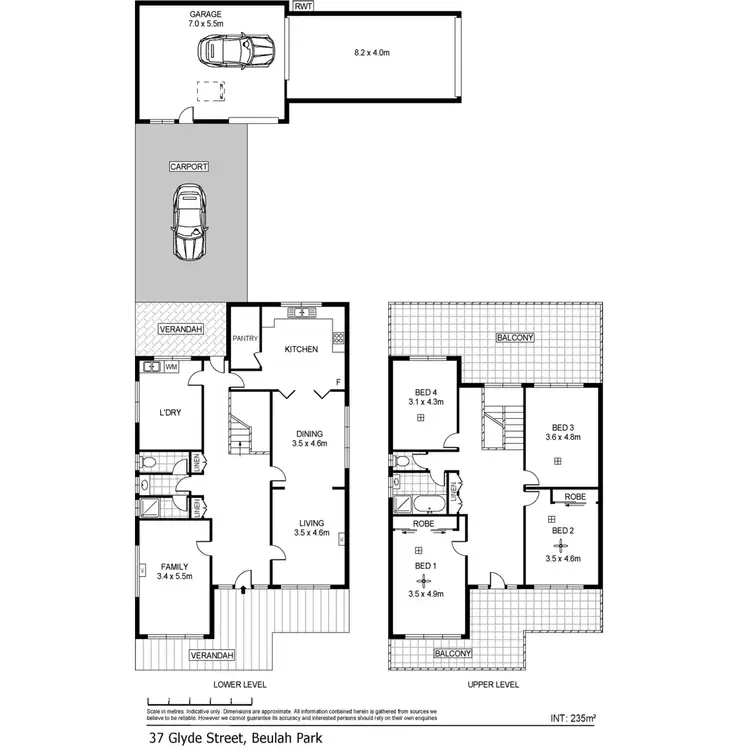 Floorplan of Homely house listing, 37 Glyde Street, Beulah Park SA 5067