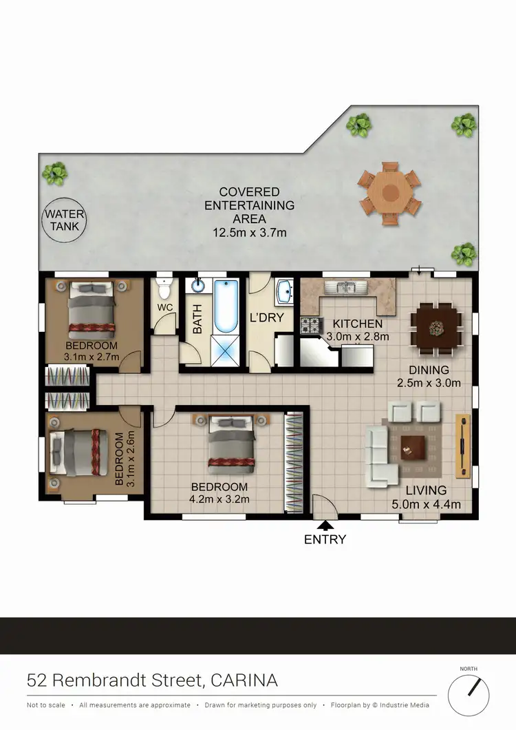 Floorplan of Homely house listing, 52 Rembrandt Street, Carina QLD 4152