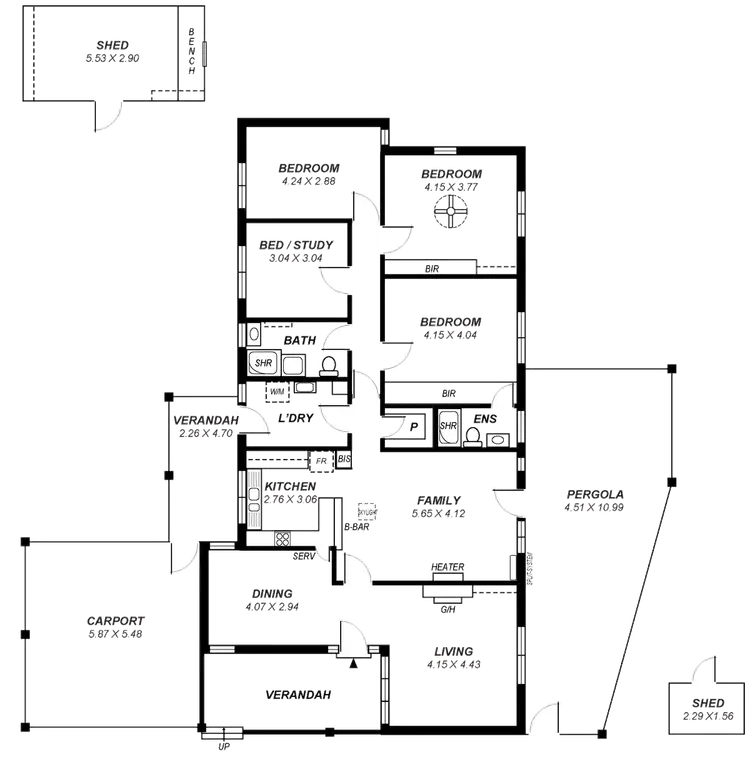 Floorplan of Homely house listing, 3 Lentara Court, Magill SA 5072