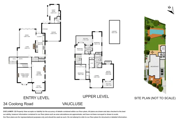 Floorplan of Homely house listing, 34 Coolong Road, Vaucluse NSW 2030