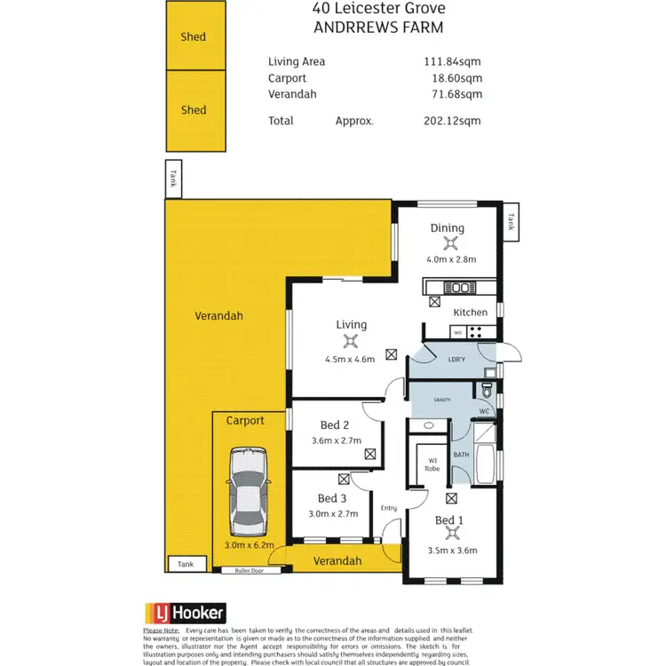Floorplan of Homely house listing, 40 Leicester Grove, Andrews Farm SA 5114