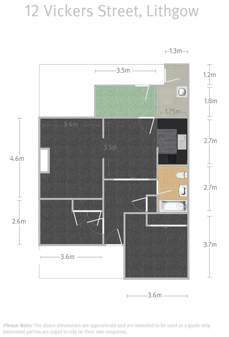 Floorplan of Homely house listing, 12 Vickers Street, Lithgow NSW 2790