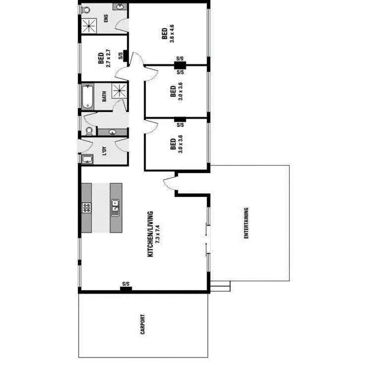 Floorplan of Homely house listing, 78 Whinnerah Avenue, Aldinga Beach SA 5173