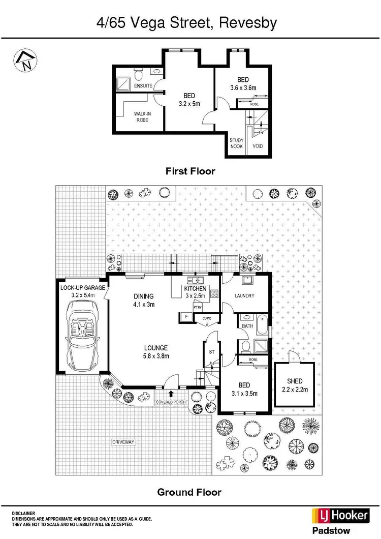 Floorplan of Homely townhouse listing, 4/65 Vega Street, Revesby NSW 2212