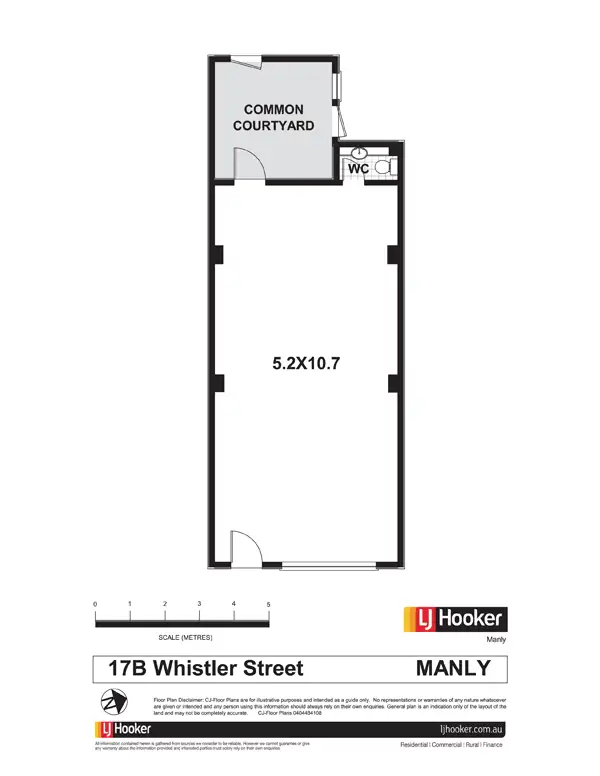 Floorplan of Homely unit listing, 17B Whistler Street, Manly NSW 2095