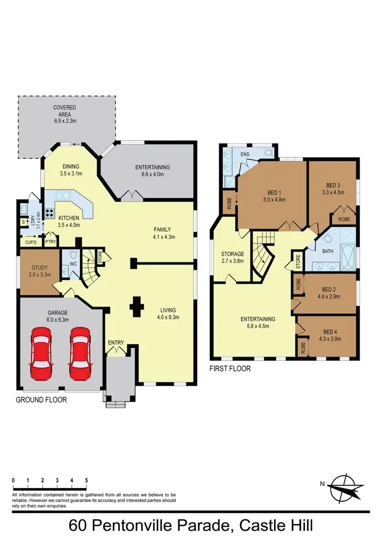Floorplan of Homely house listing, 60 Pentonville Street, Castle Hill NSW 2154