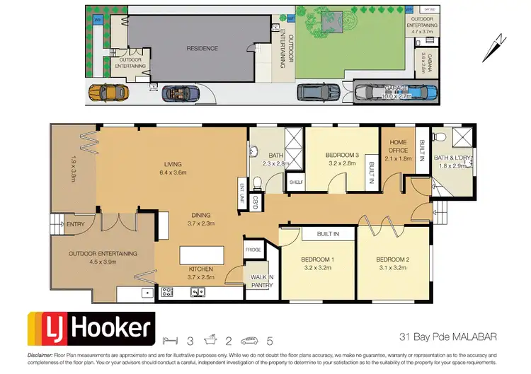 Floorplan of Homely house listing, 31 Bay Parade, Malabar NSW 2036