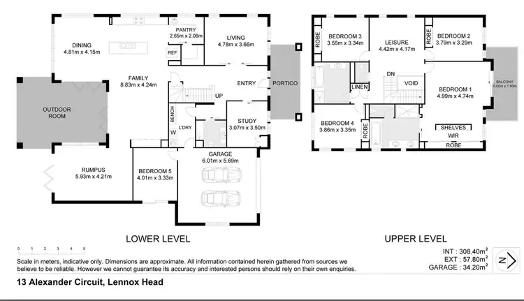 Floorplan of Homely house listing, 13 Alexander Circuit, Lennox Head NSW 2478