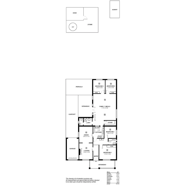 Floorplan of Homely house listing, 25 McInnes Avenue, Broadview SA 5083