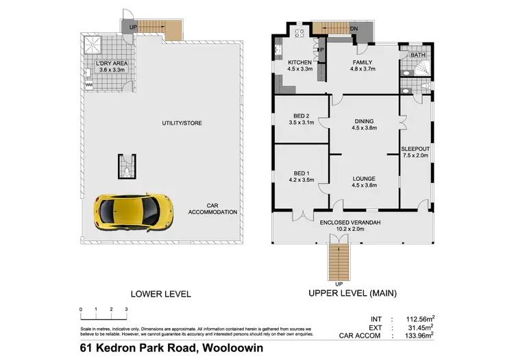 Floorplan of Homely house listing, 61 Kedron Park Road, Wooloowin QLD 4030