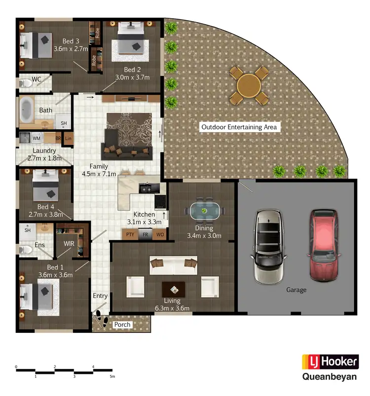 Floorplan of Homely house listing, 35 Elm Way, Jerrabomberra NSW 2619