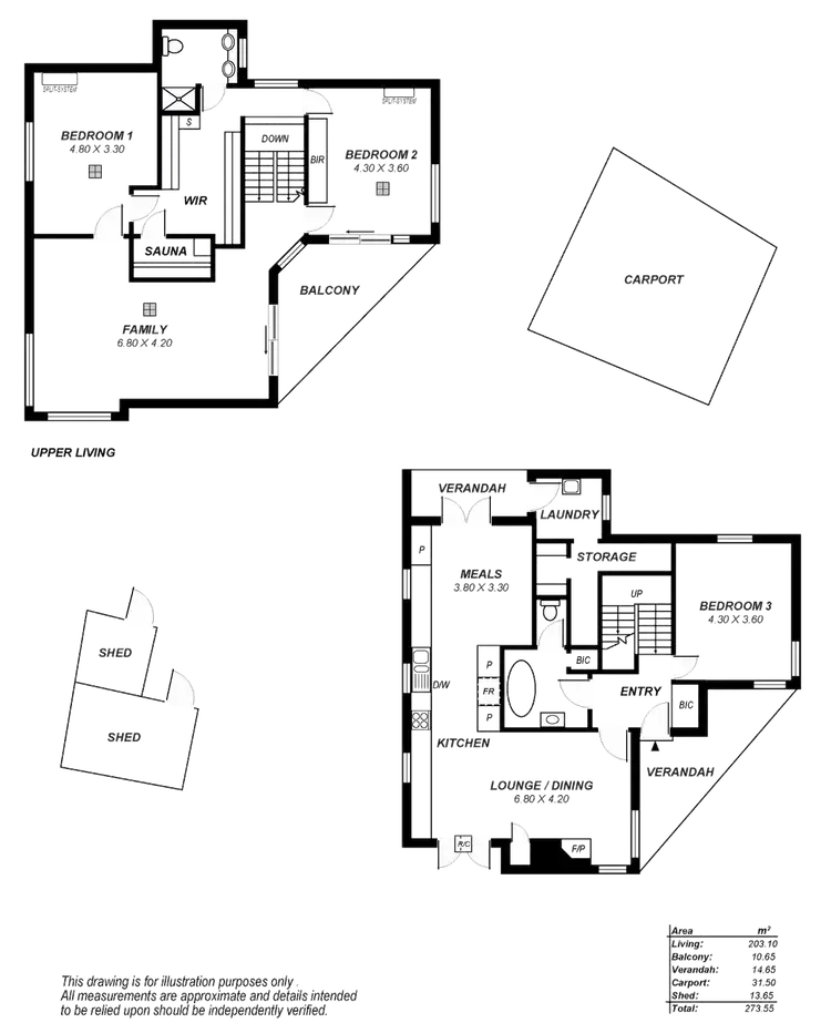 Floorplan of Homely house listing, 46 George Street, Torrens Park SA 5062