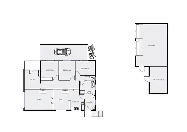 Floorplan of Homely house listing, 9 Nambucca Circuit, Cowra NSW 2794