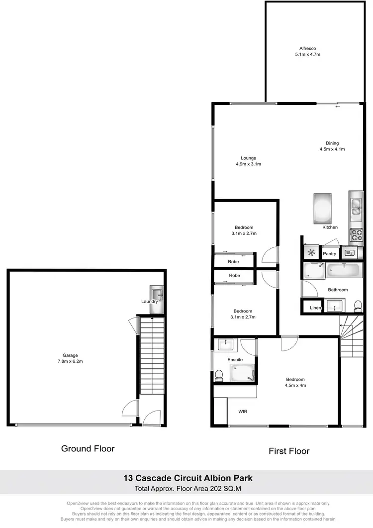 Floorplan of Homely house listing, 13 Cascade Cct, Albion Park NSW 2527