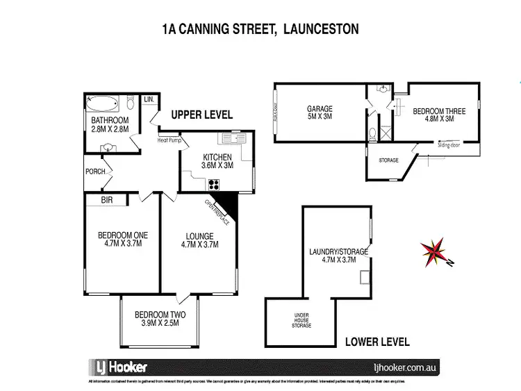 Floorplan of Homely house listing, 1A Canning Street, Launceston TAS 7250