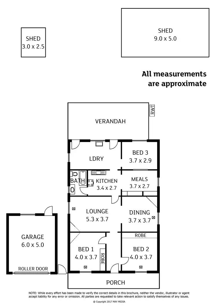 Floorplan of Homely house listing, 15 Stonehaven Street, Pennington SA 5013