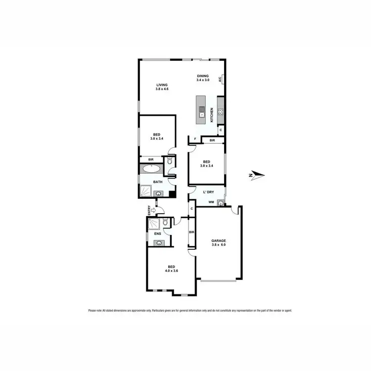 Floorplan of Homely house listing, 26 Whitecaps Avenue, Point Cook VIC 3030