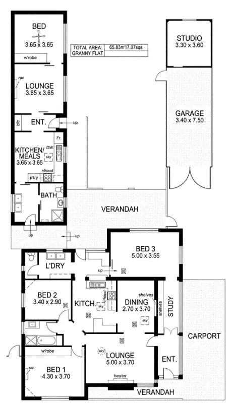 Floorplan of Homely house listing, 32 Bells Road, Glengowrie SA 5044