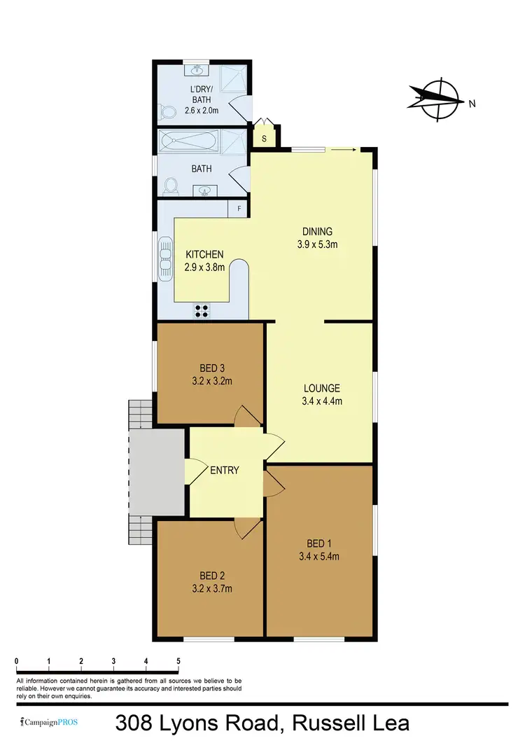 Floorplan of Homely house listing, 308 Lyons Road, Russell Lea NSW 2046