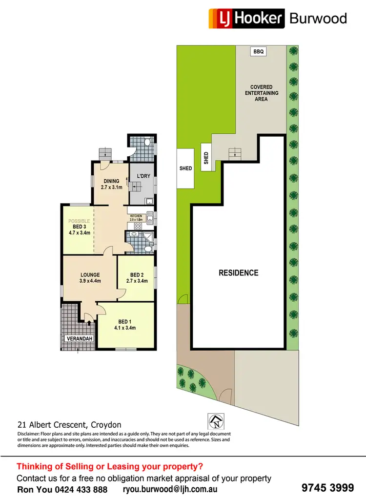 Floorplan of Homely house listing, 21 Albert Crescent, Croydon NSW 2132