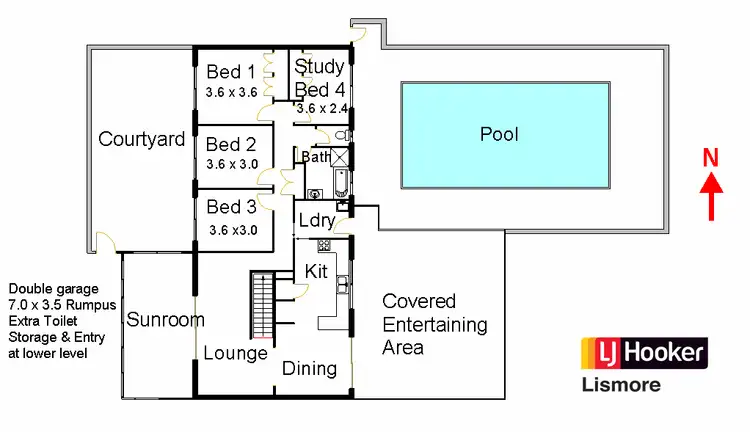 Floorplan of Homely house listing, 5 Westview Drive, Goonellabah NSW 2480