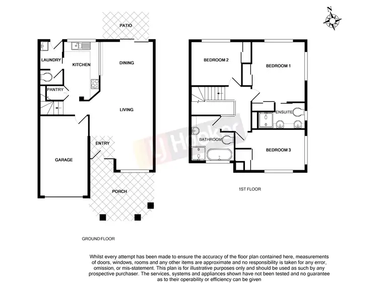 Floorplan of Homely townhouse listing, 38/10 Diane Court, Calamvale QLD 4116
