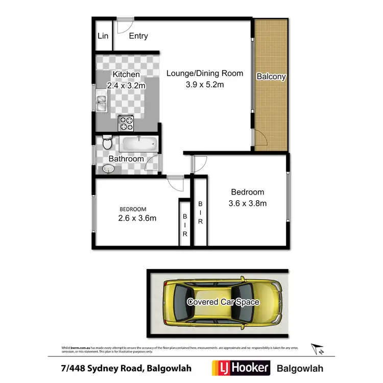 Floorplan of Homely apartment listing, 7/448 Sydney Road, Balgowlah NSW 2093
