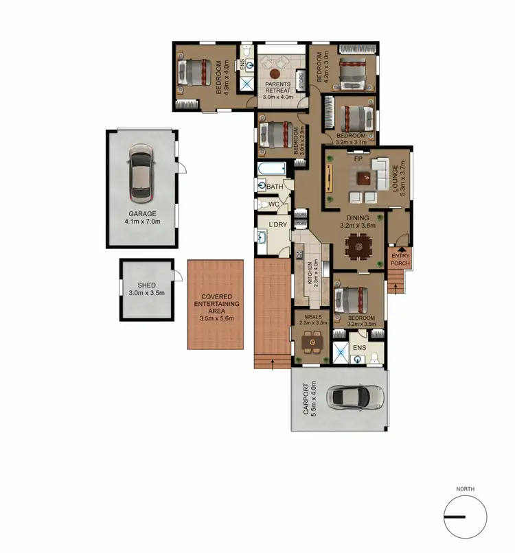 Floorplan of Homely house listing, 2 Tristania Street, Rivett ACT 2611