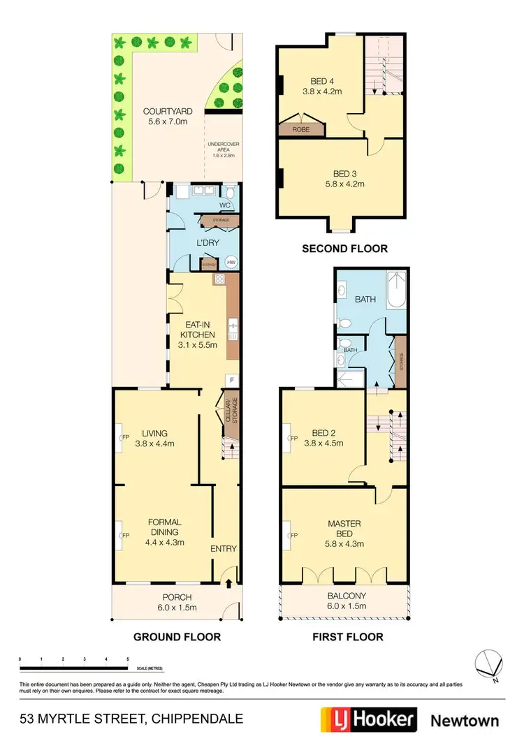 Floorplan of Homely house listing, 53 Myrtle Street, Chippendale NSW 2008