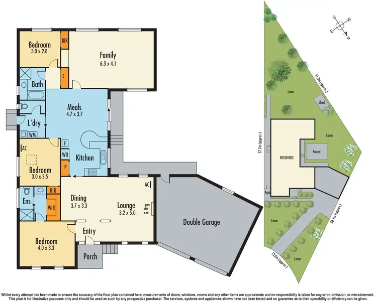 Floorplan of Homely house listing, 6 Avenel Place, Endeavour Hills VIC 3802