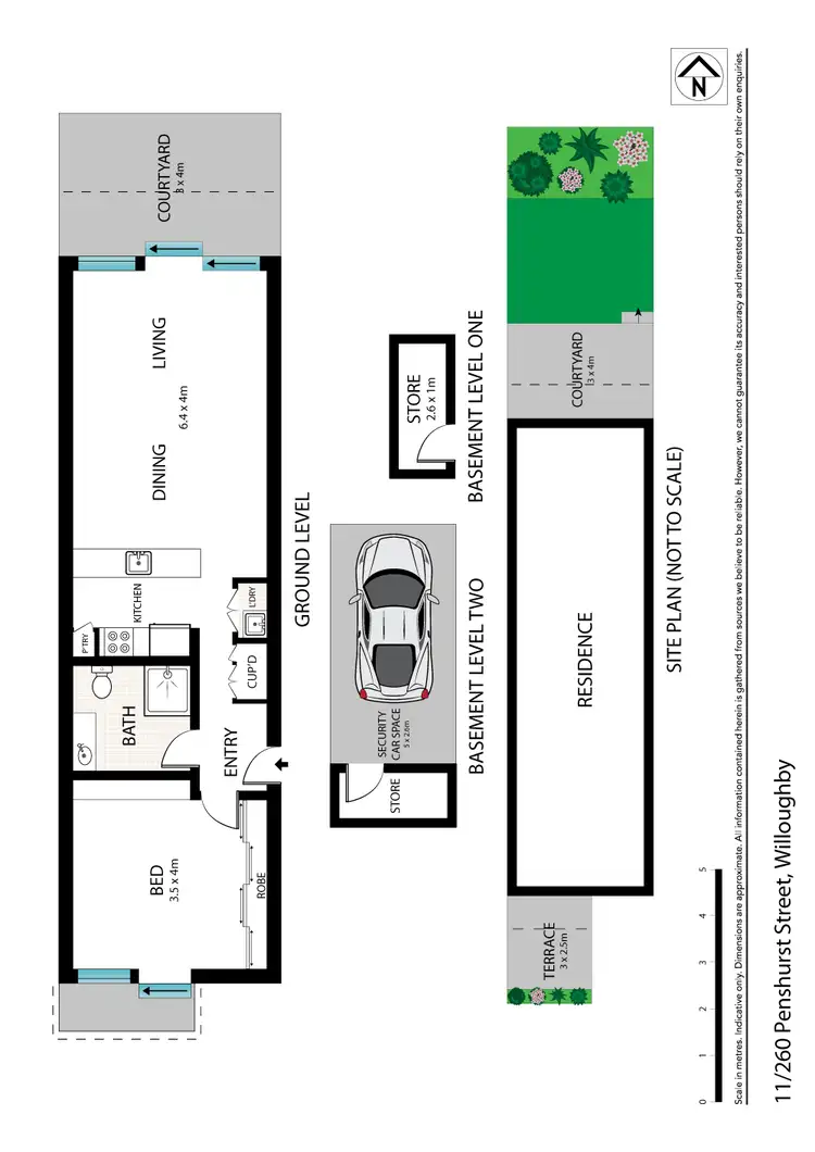 Floorplan of Homely apartment listing, 11/260 Penshurst Street, Willoughby NSW 2068