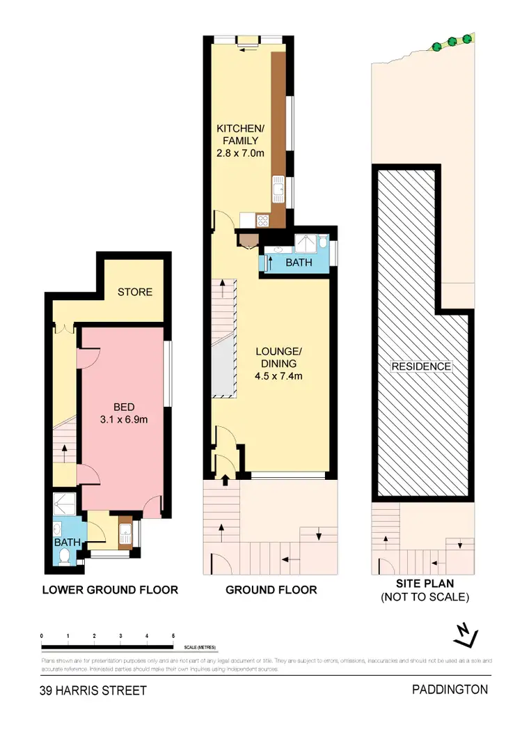 Floorplan of Homely terrace listing, 39 Harris Street, Paddington NSW 2021